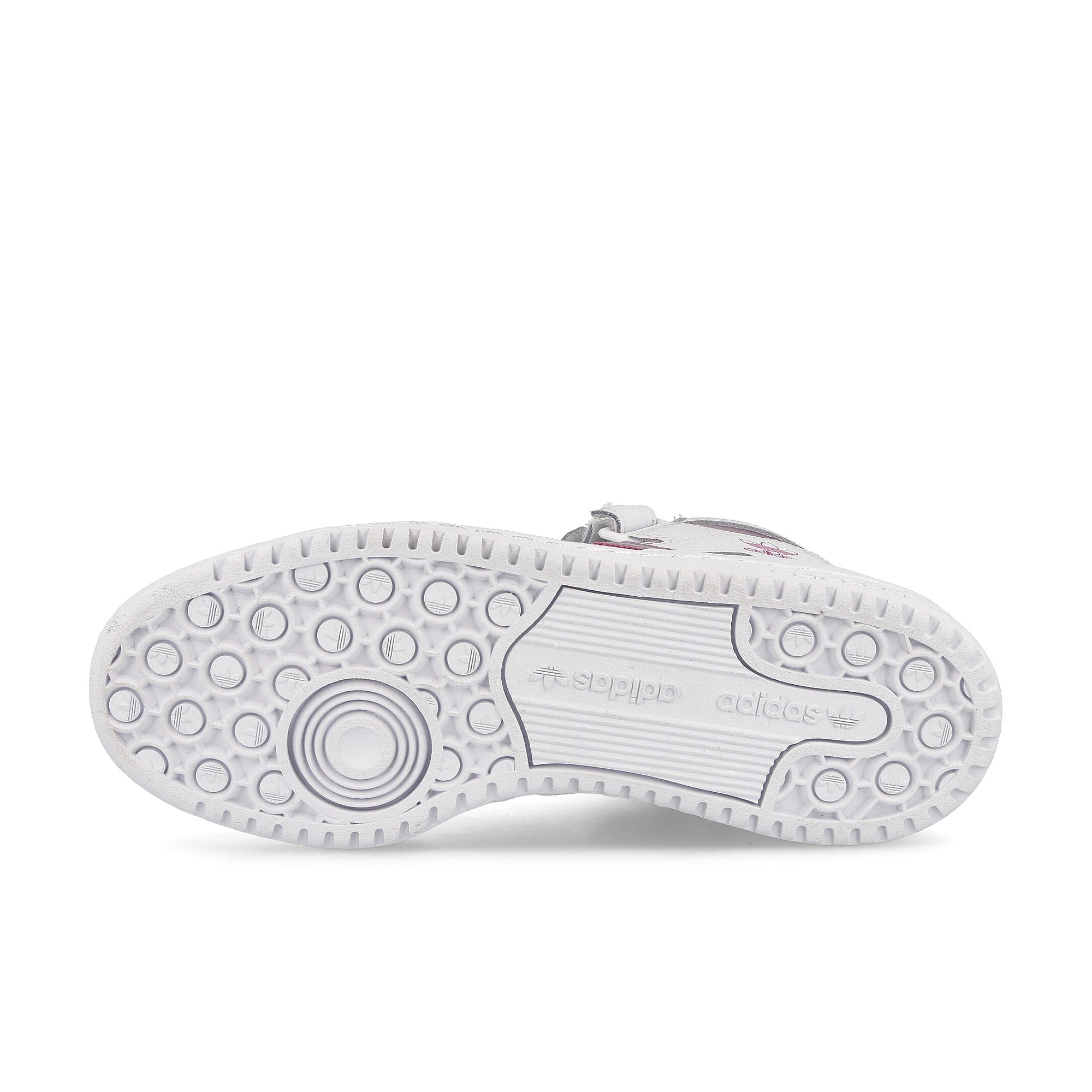 adidas wmns forum mid Footwear White-Footwear White-Sonic Fuchsia Sneakers  Detail View 1 | Overkill