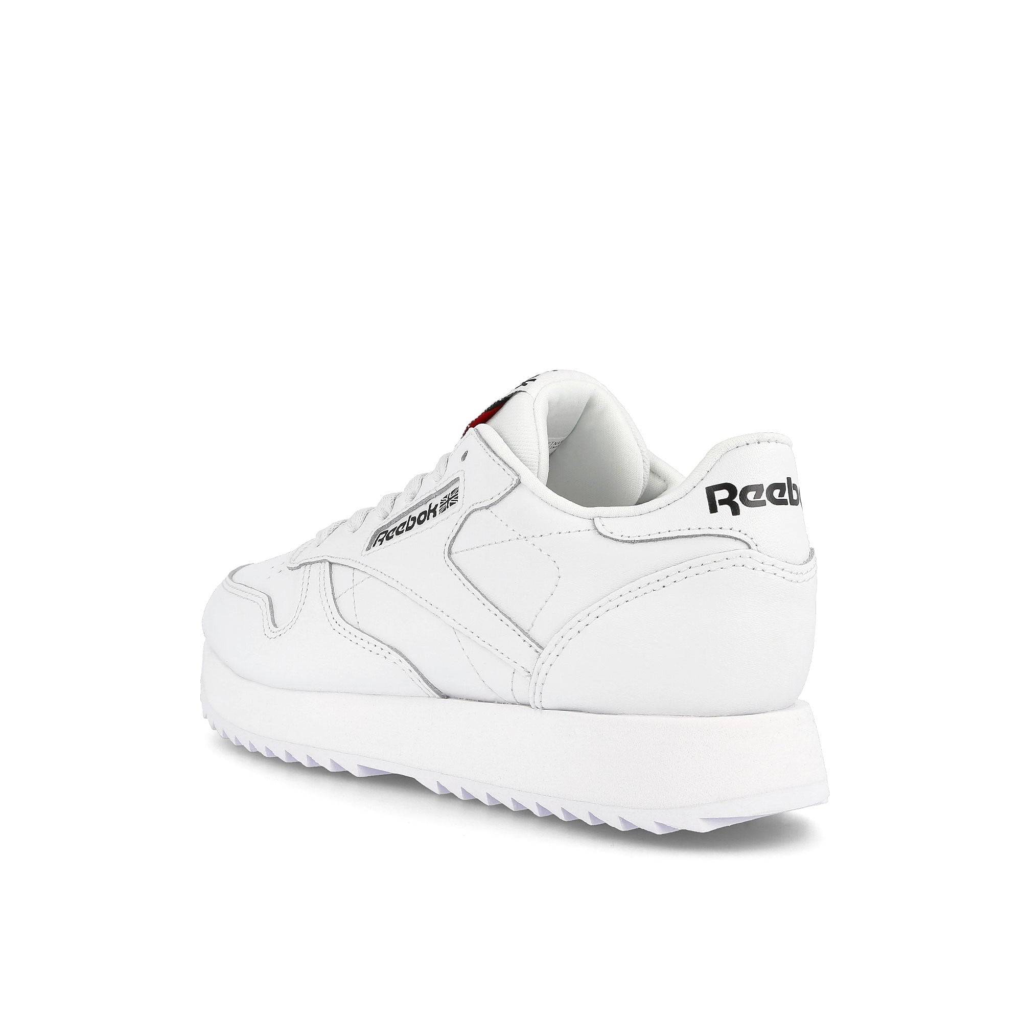 Reebok wmns classic leather ripple Footwear White / Footwear White / Footwear White  Close-up | Overkill