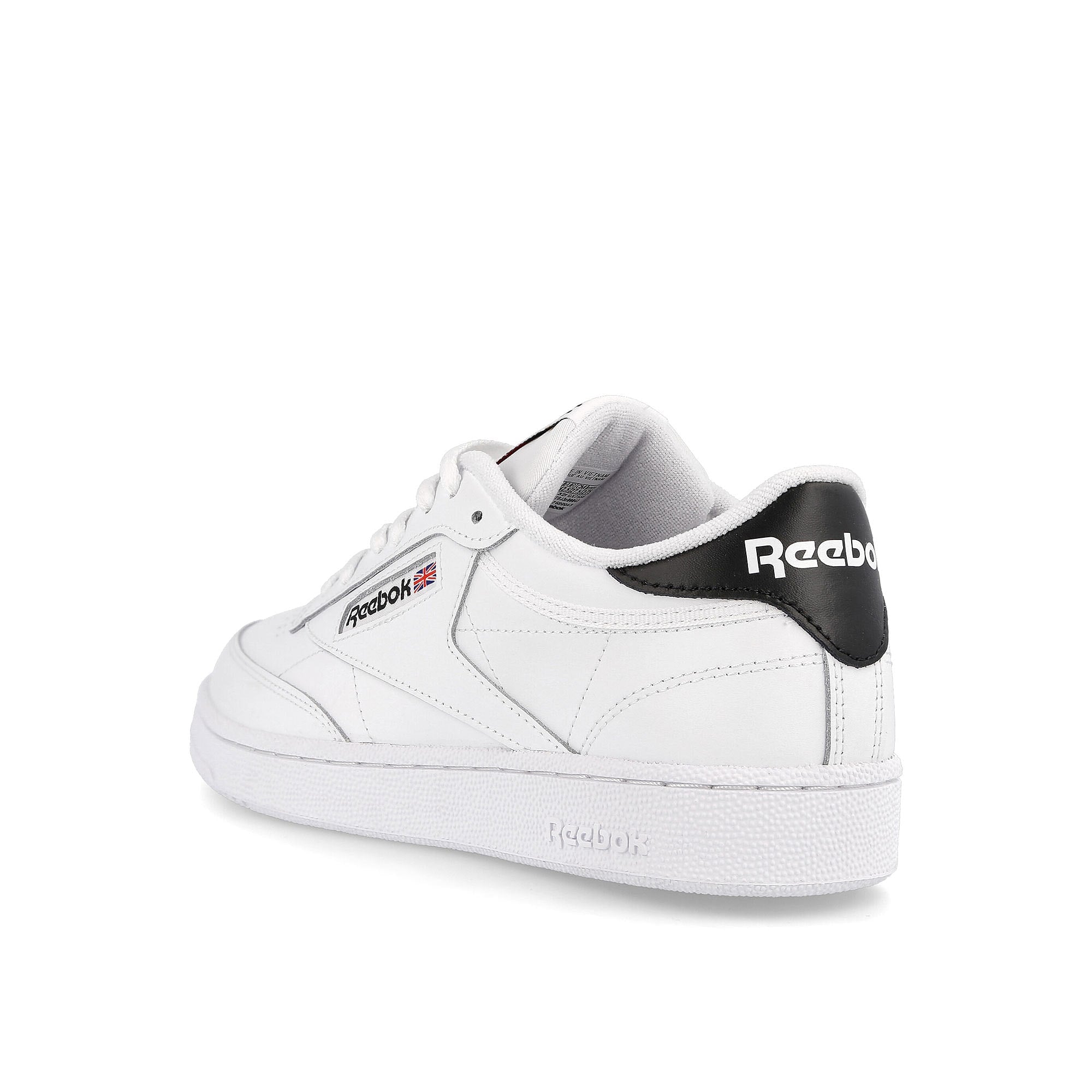 Reebok club c 85 Footwear White-Footwear White-Core Black Low Top Sneakers  Material | Overkill