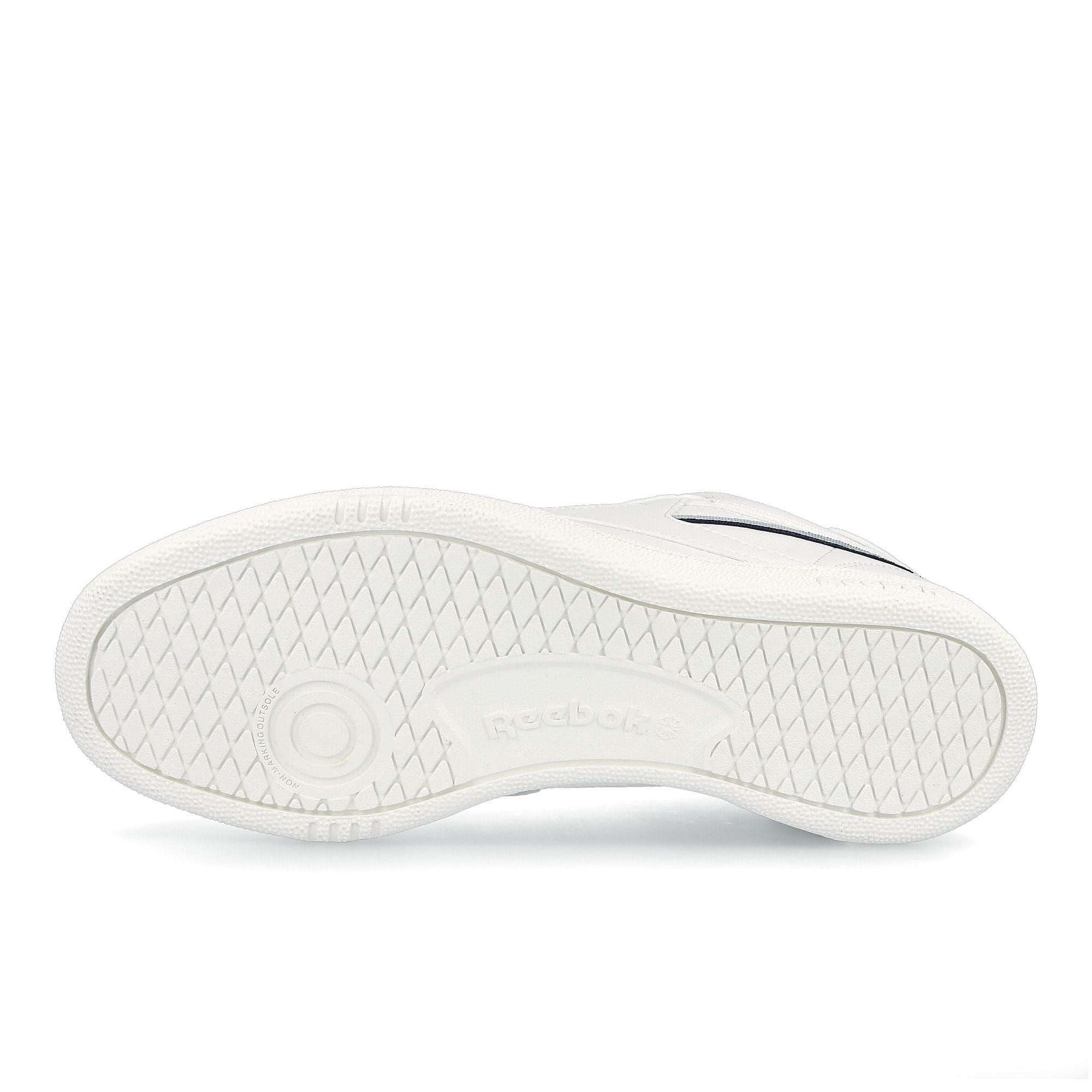 Reebok club c 85 vegan Chalk / Gable Grey / Vector Navy Low Top Sneakers  Detail View 1 | Overkill