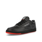 Reebok club c 85 human rights now Core Black-Pure Grey 8-Vector Red Low Top Sneakers  Close Up | Overkill