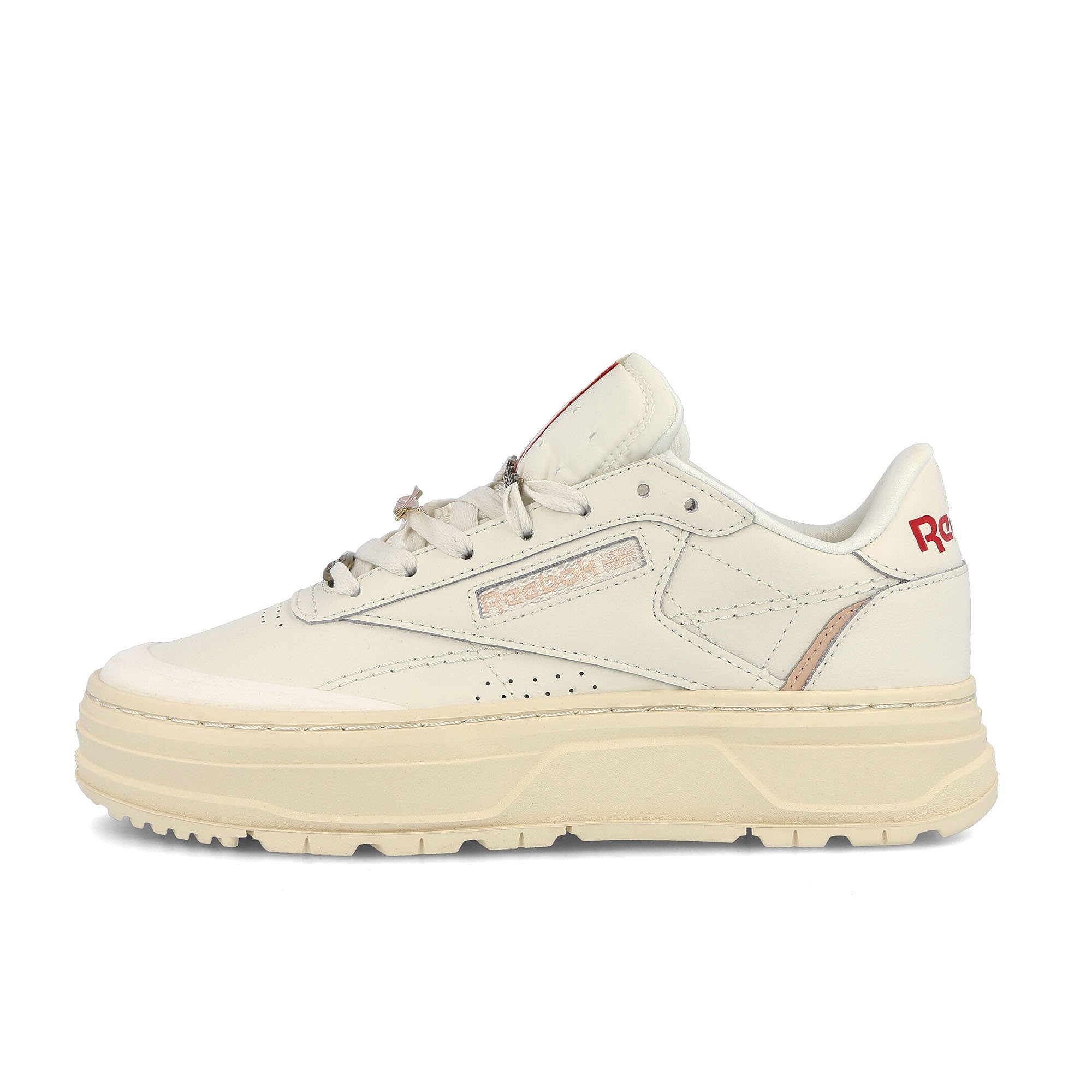 Reebok wmns club c double geo Chalk-Alabaster-Soft Ecru Sneakers GX8765 | Overkill