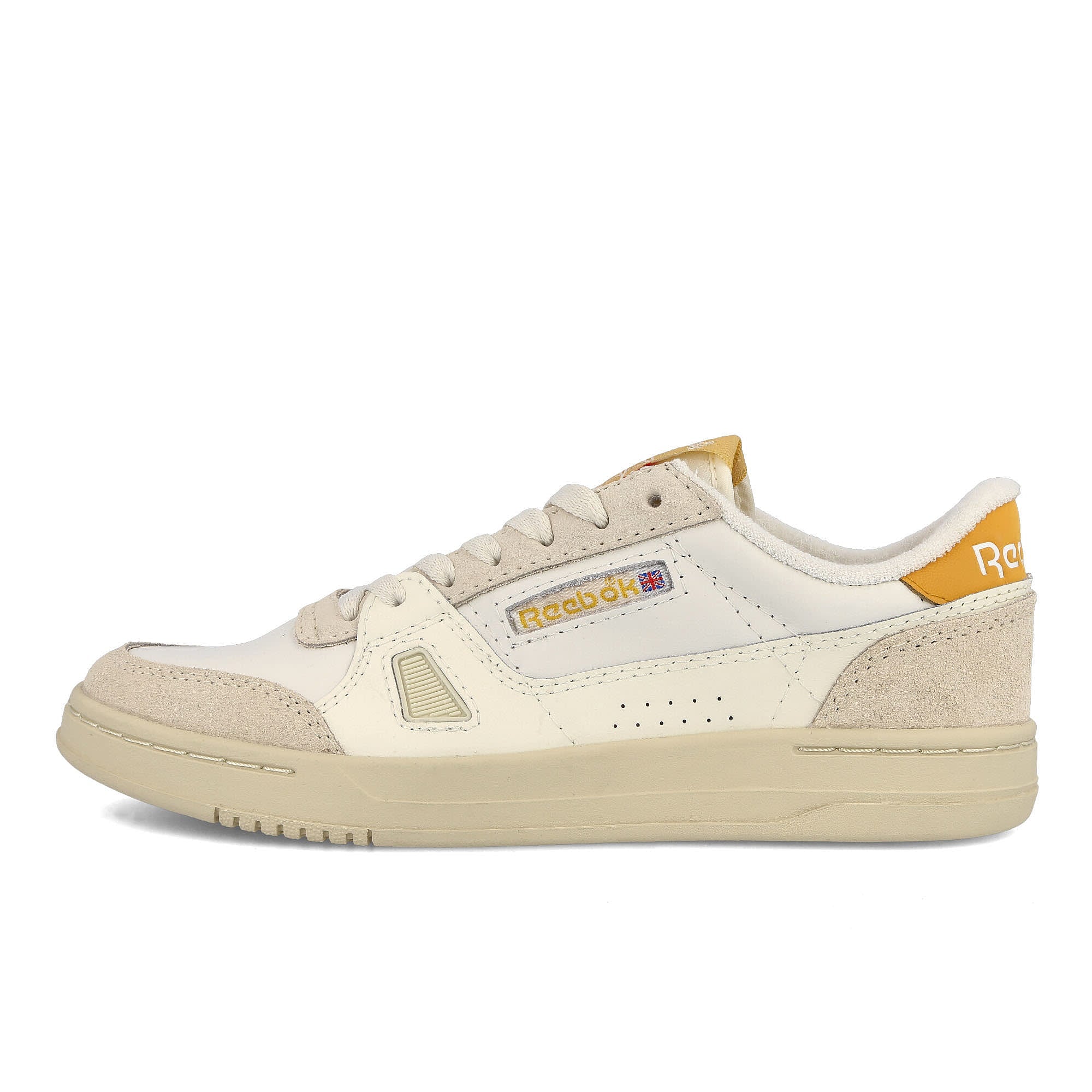 Reebok lt court Bright Ochre / Cloud White / Vector Red Sneakers GX8908 | Overkill