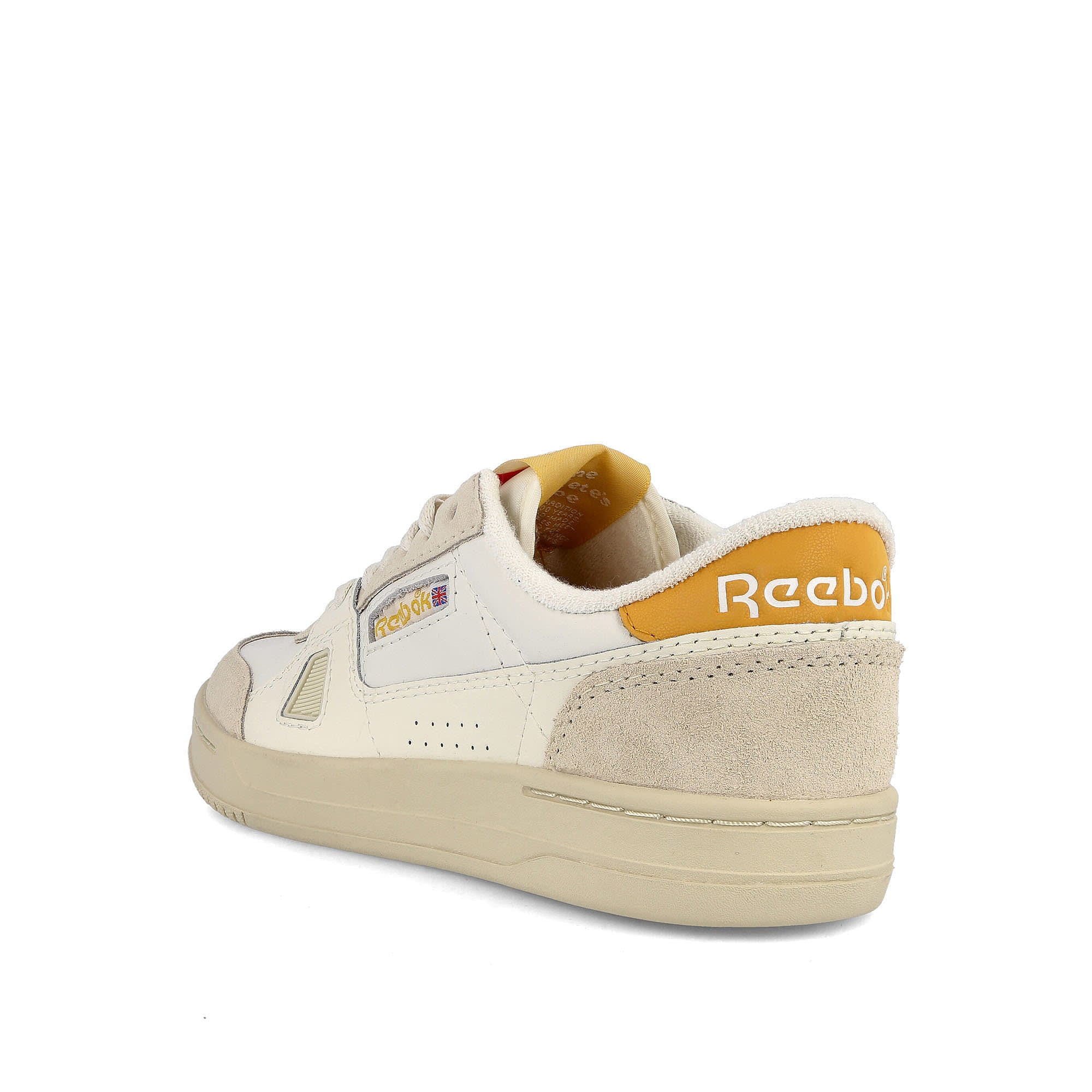 Reebok lt court Bright Ochre / Cloud White / Vector Red Sneakers  Material | Overkill