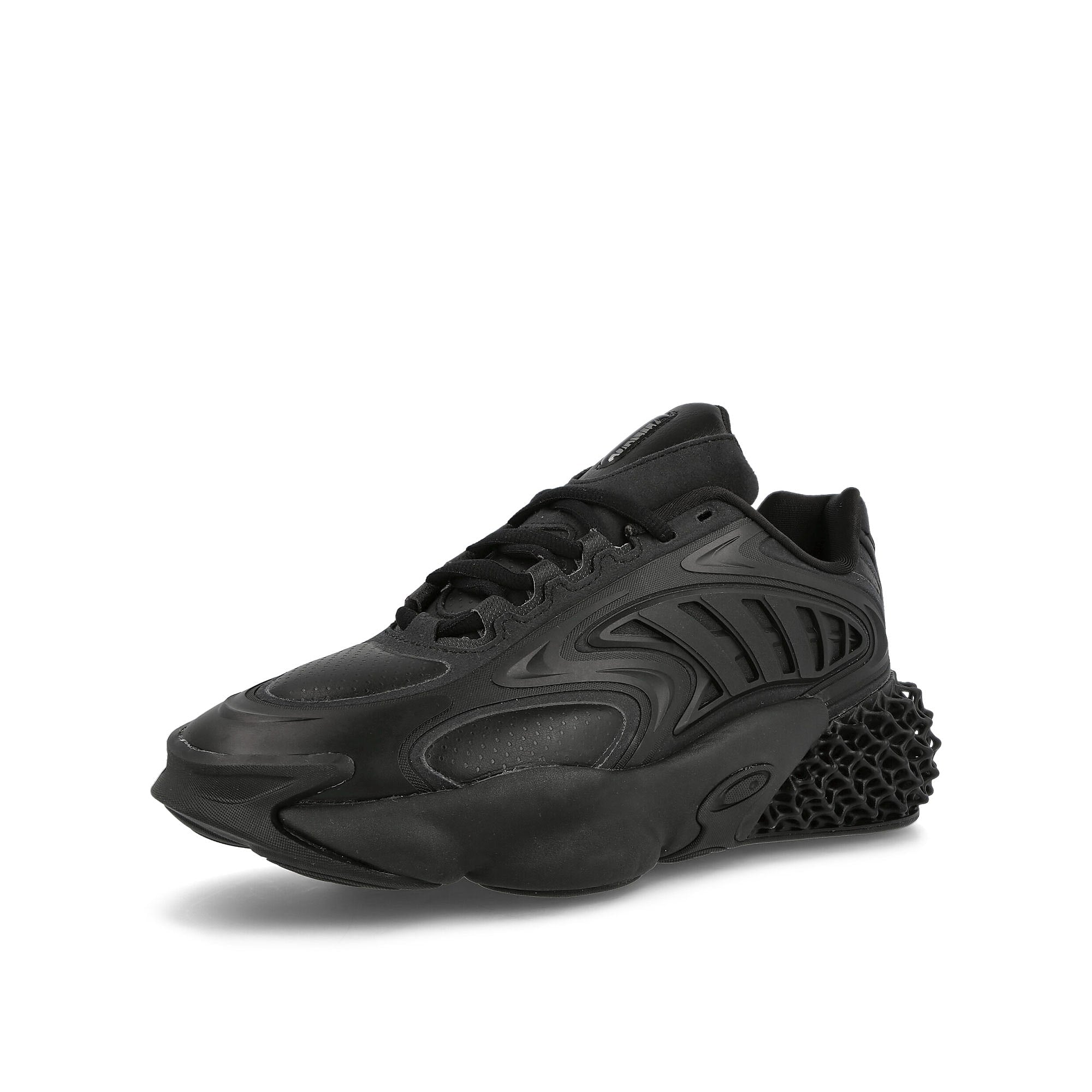adidas 4D Krazed Core Black-Core Black-Core Black Low Top Sneakers  Close Up | Overkill