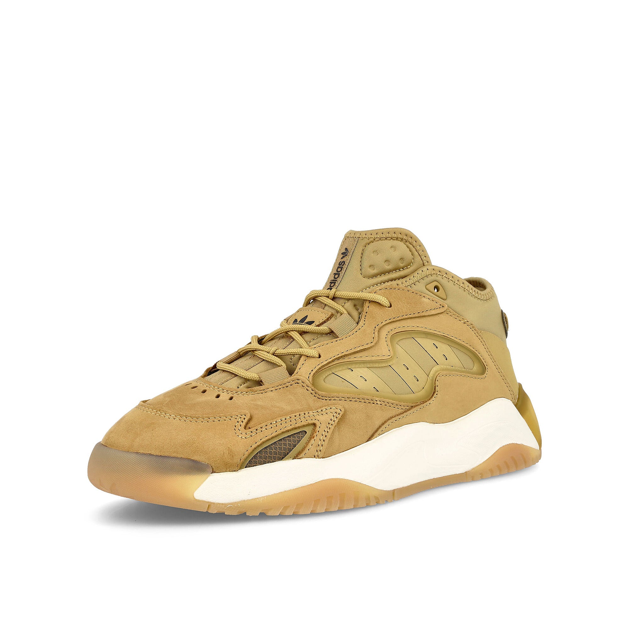 adidas Streetball II Golden Beige-Cloud White-Core Black Sneakers  Close Up | Overkill