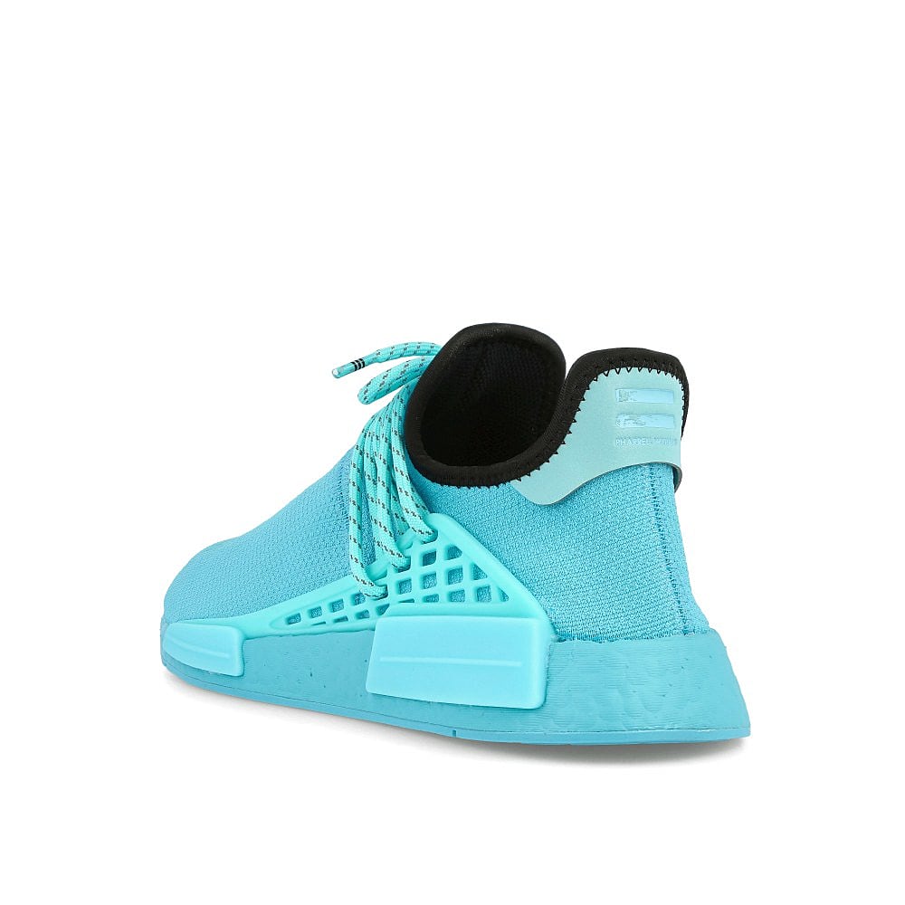 adidas Pharrell Williams x adidas HU NMD Clear Aqua-Light Aqua-Core Black Sneakers  Material | Overkill