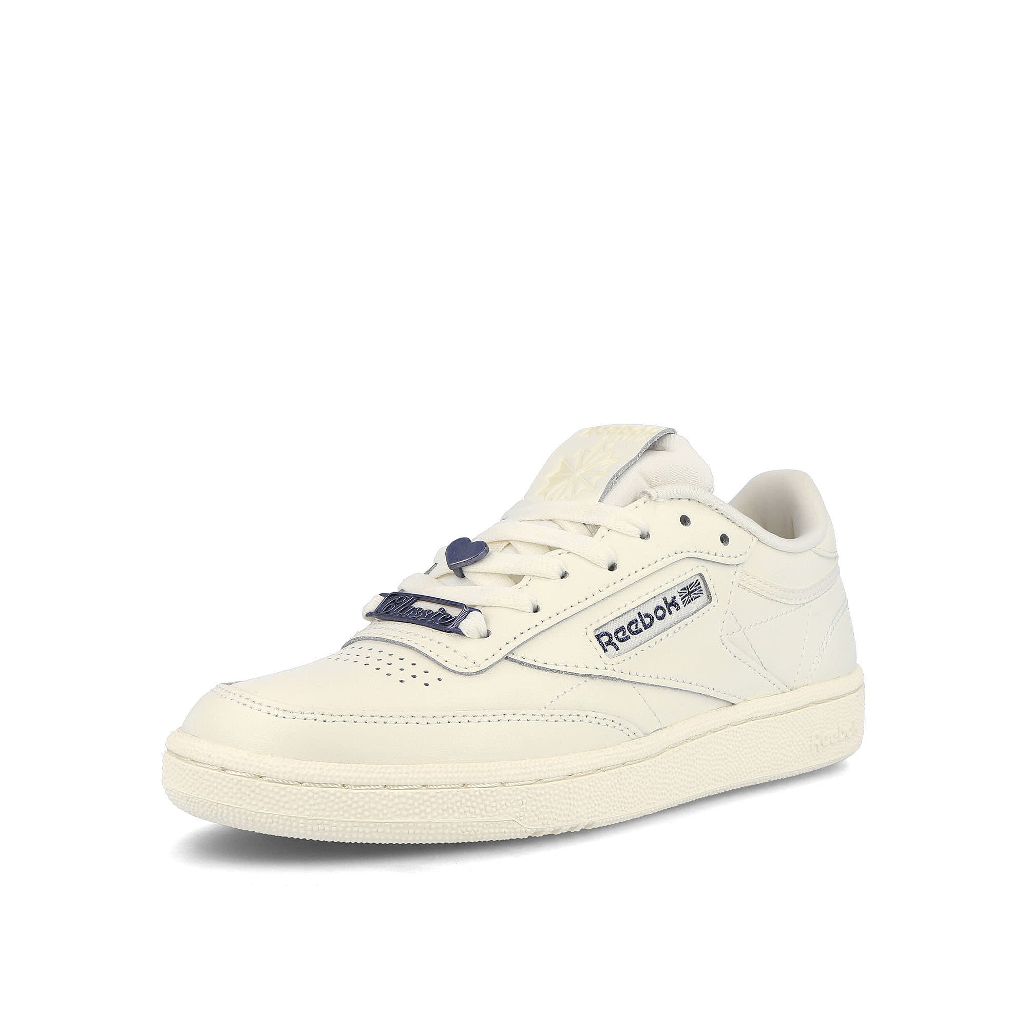 Reebok wmns club c 85 Chalk / Chalk / Noble Grey Low Top Sneakers  Close Up | Overkill