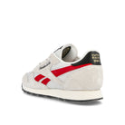 Reebok classic leather human rights now Pure Grey 1-Vector Red-Gold Metallic Low Top Sneakers  Material | Overkill