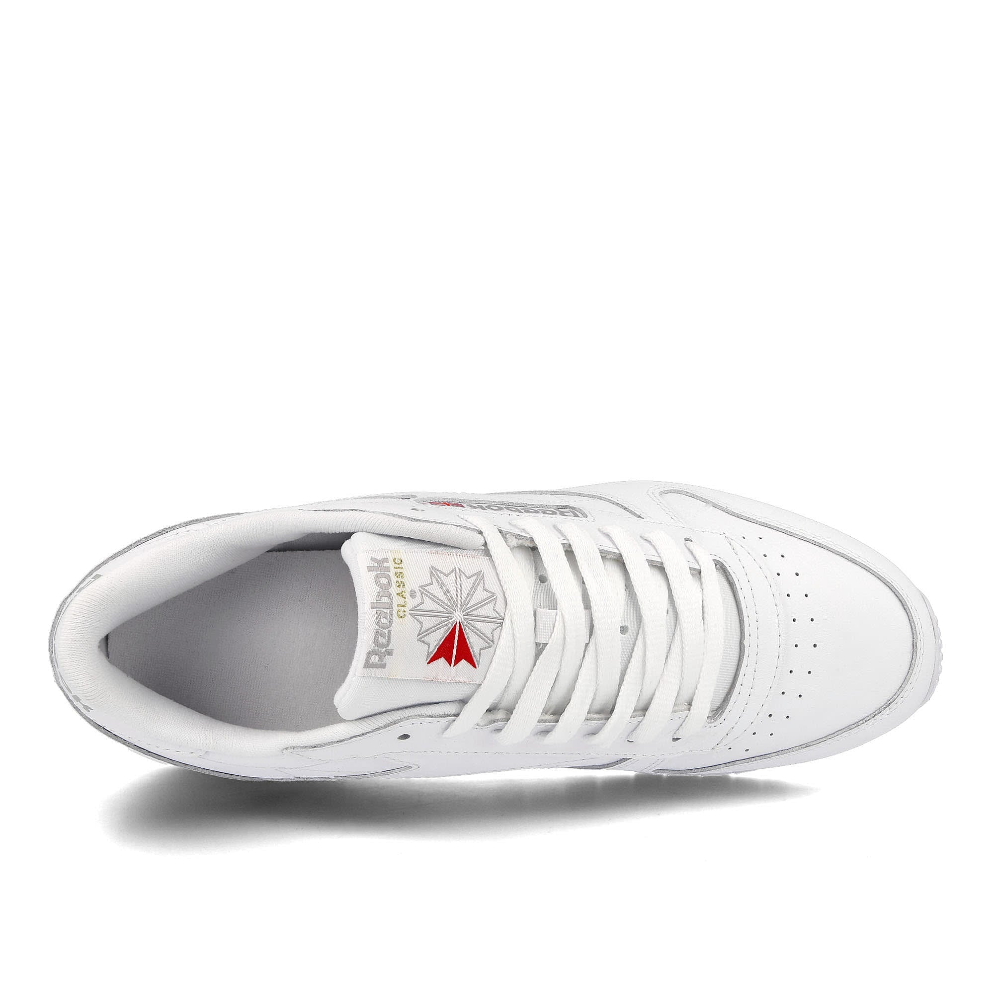 Reebok Classic Leather Footwear White / Footwear White / Pure Grey 3 Low Top Sneakers  Detailfoto | Overkill