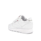 Reebok Wmns Classic Leather Footwear White / Footwear White / Pure Grey 3 Sneakers  Material | Overkill