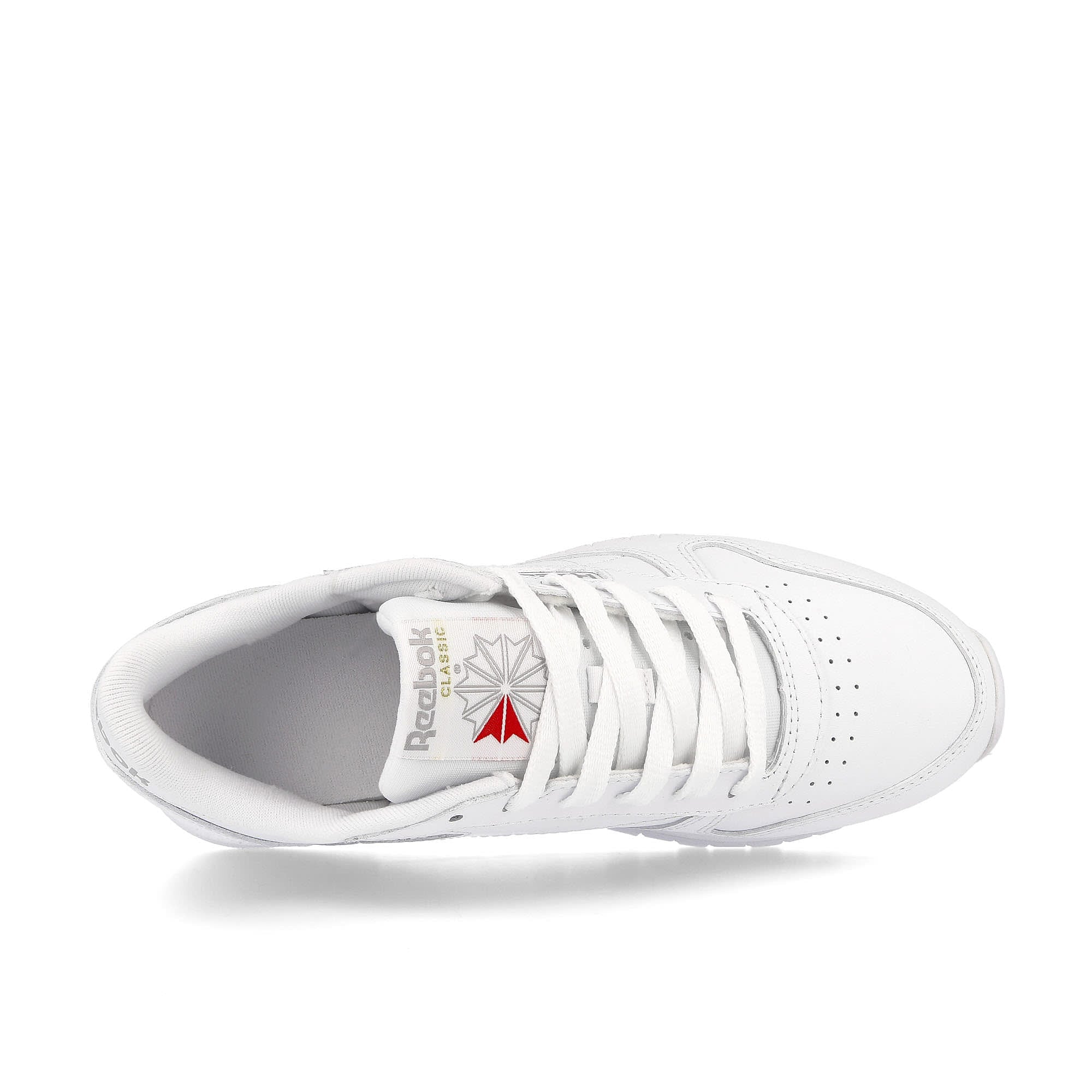 Reebok Wmns Classic Leather Footwear White / Footwear White / Pure Grey 3 Sneakers  Detailfoto | Overkill