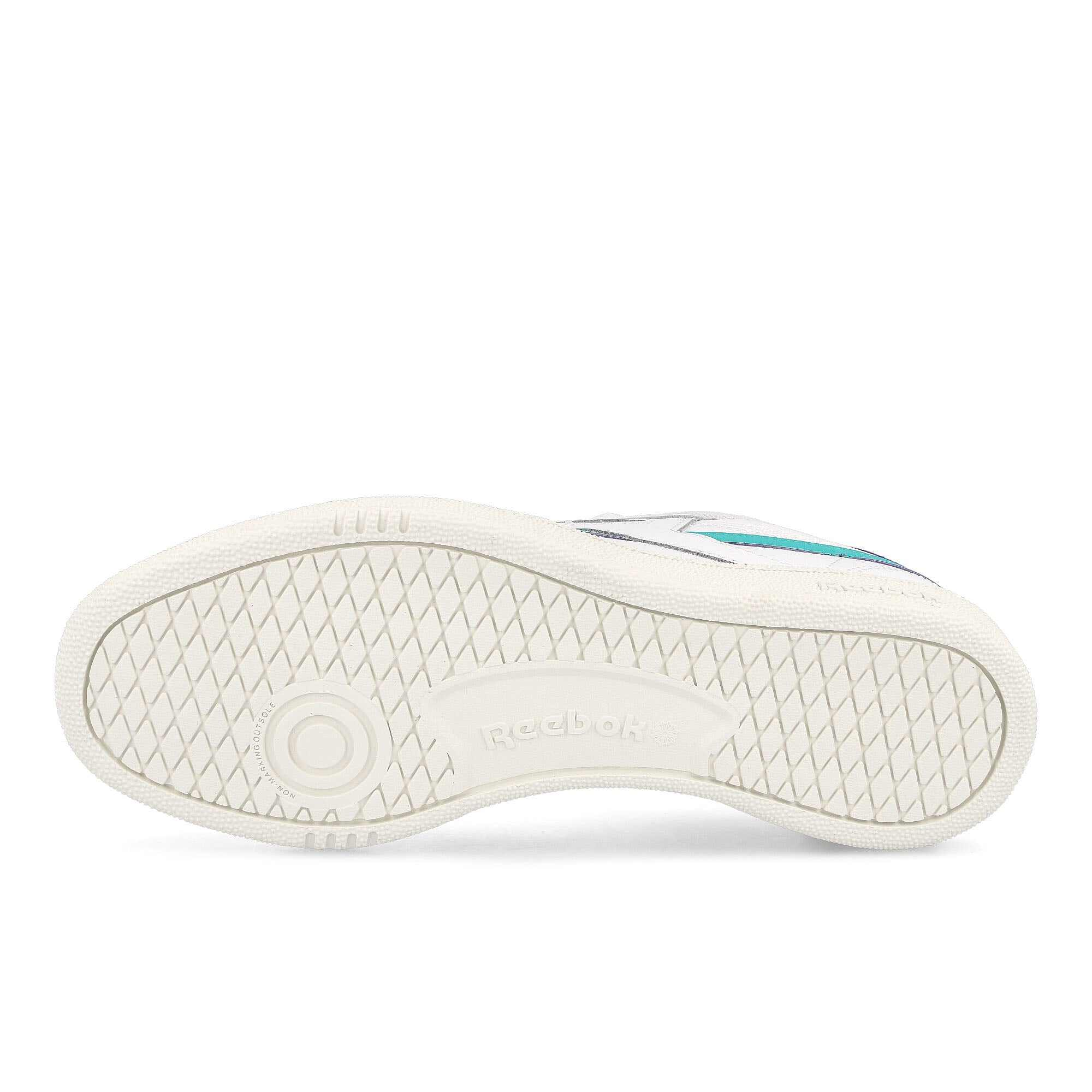 Reebok club c revenge Footwear White / Classic Teal / Bold Purple Sneakers  Detail View 1 | Overkill