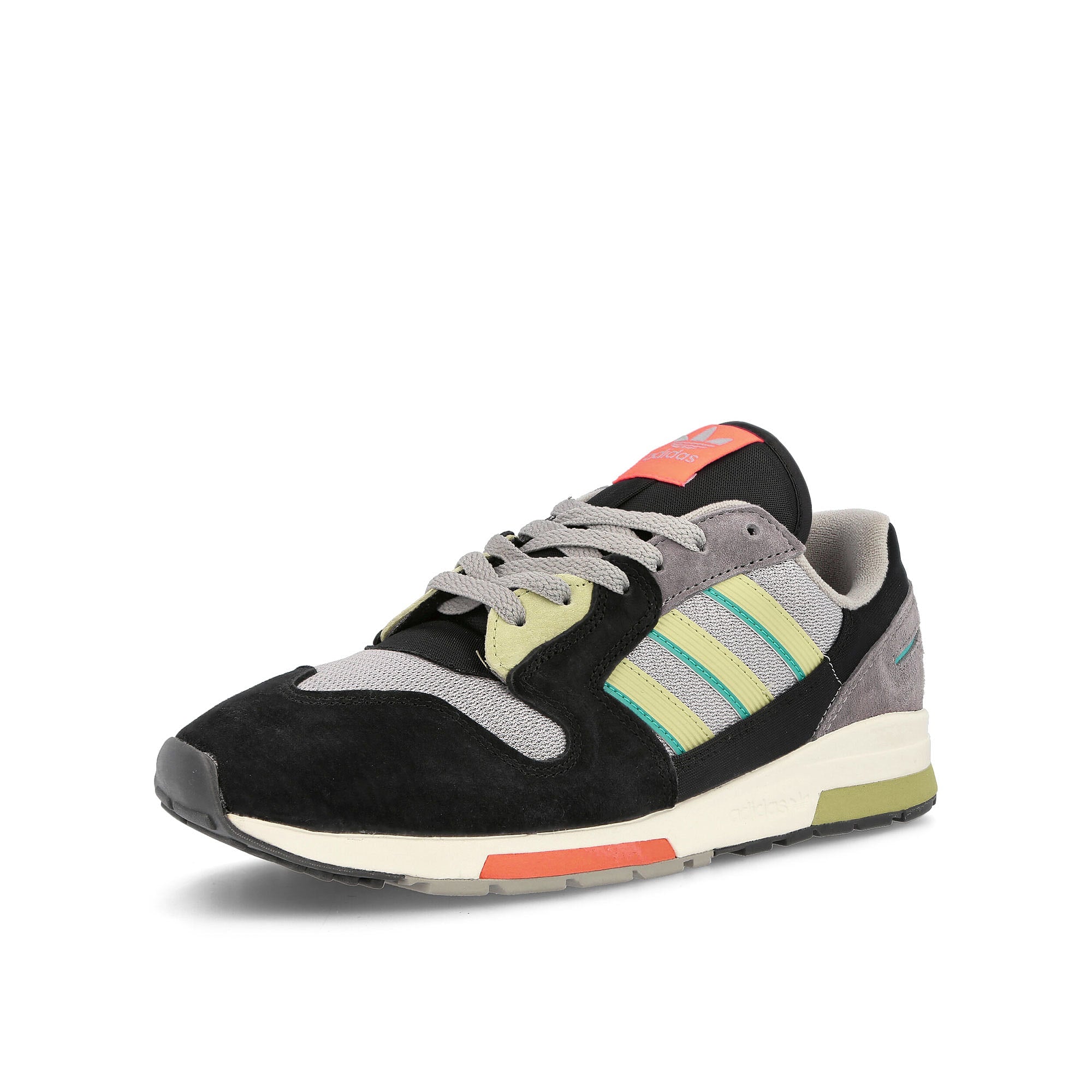 adidas zx 420 Core Black / Core Black / Metallic Grey Sneakers  Close Up | Overkill