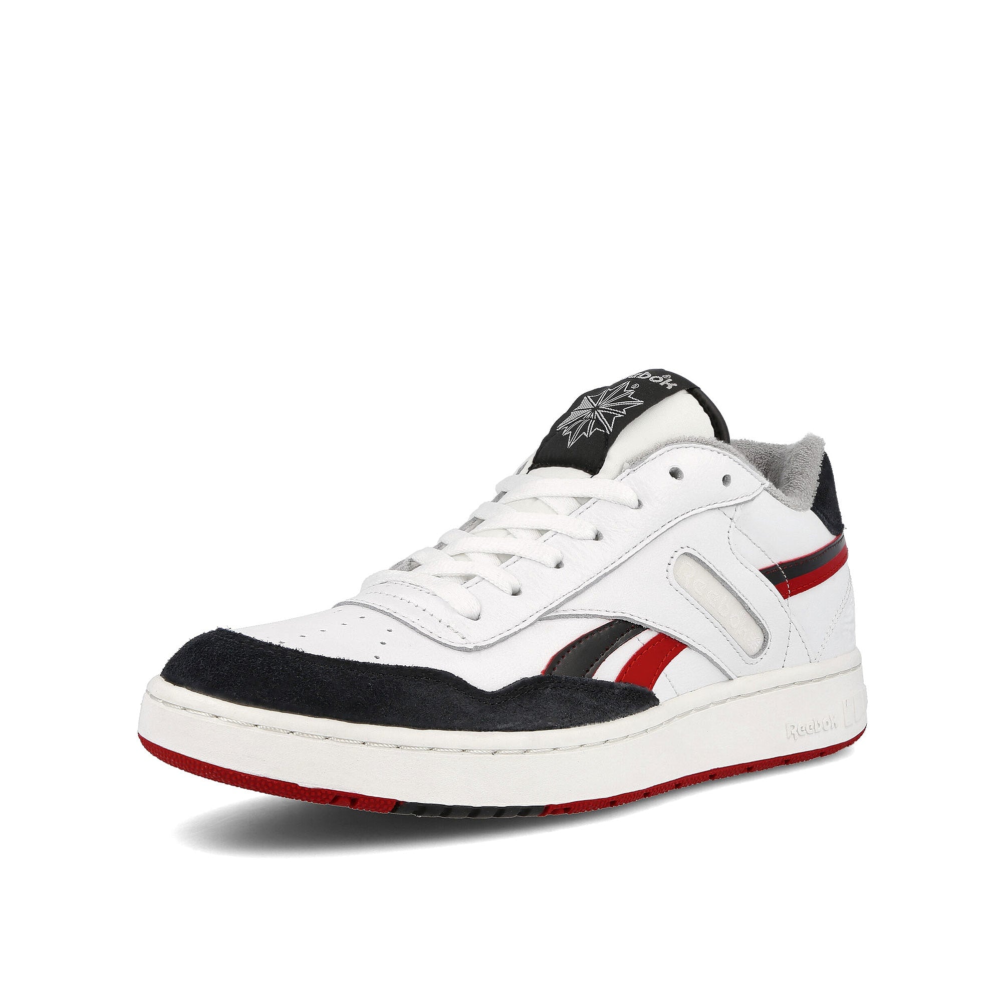 Reebok bb 4000 Footwear White-Flash Red Sneakers  Close Up | Overkill