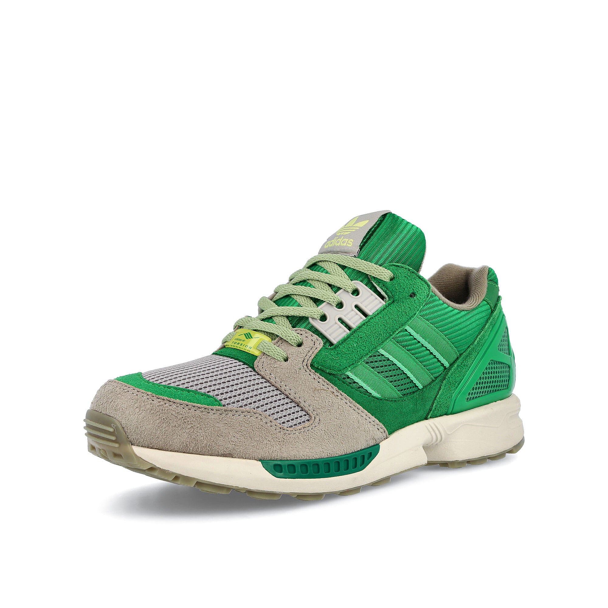 adidas ZX 8000 Fresh Mint Tea Feather Grey / Alumina / Green Low Top Sneakers GY4678 Close-up | Overkill