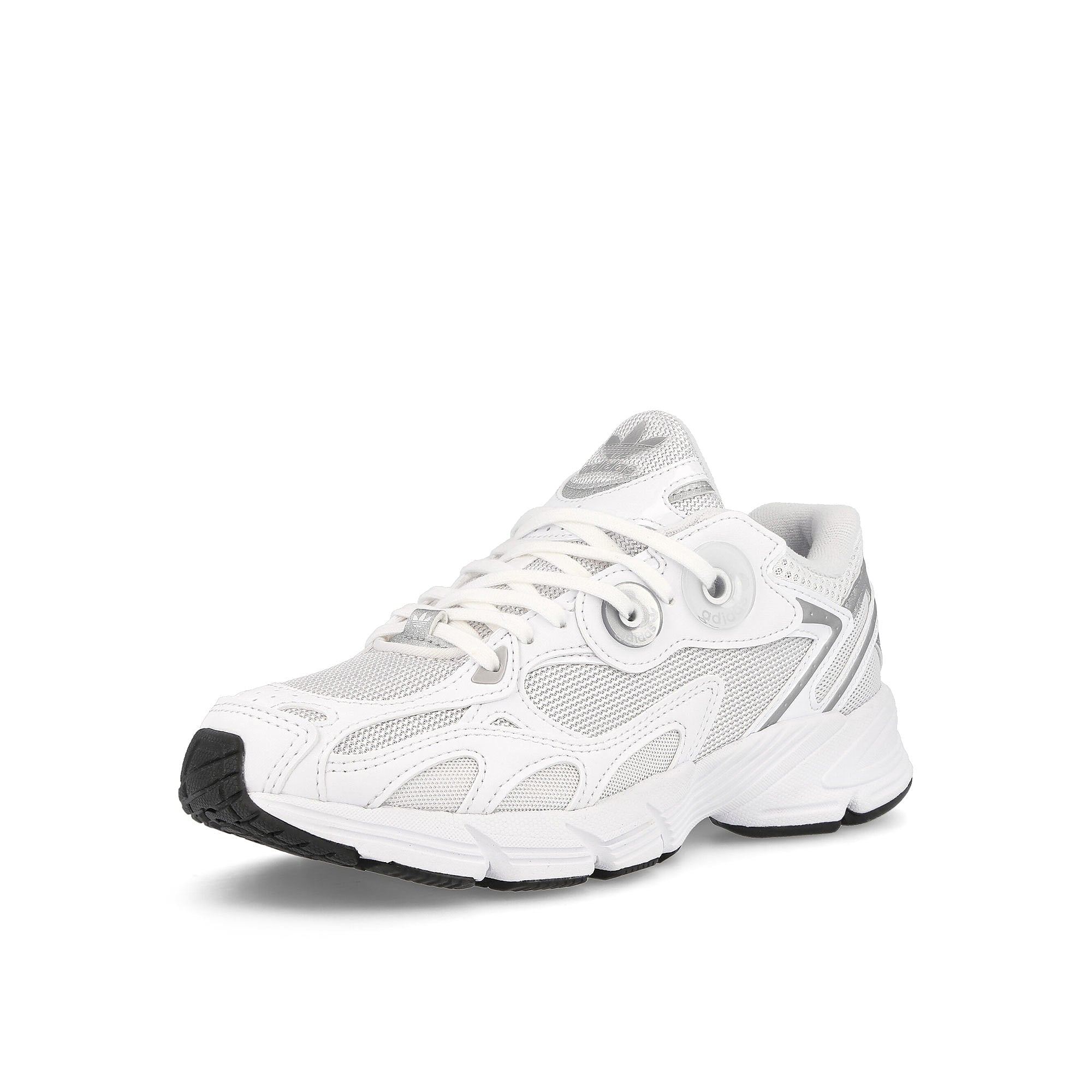 adidas wmns astir Footwear White-Footwear White-Silver Metallic Sneakers  Close Up | Overkill