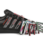 adidas Pleasures x adidas Consortium Superstar Carbon Black-Footwear White-Red Sneakers  Detailfoto | Overkill