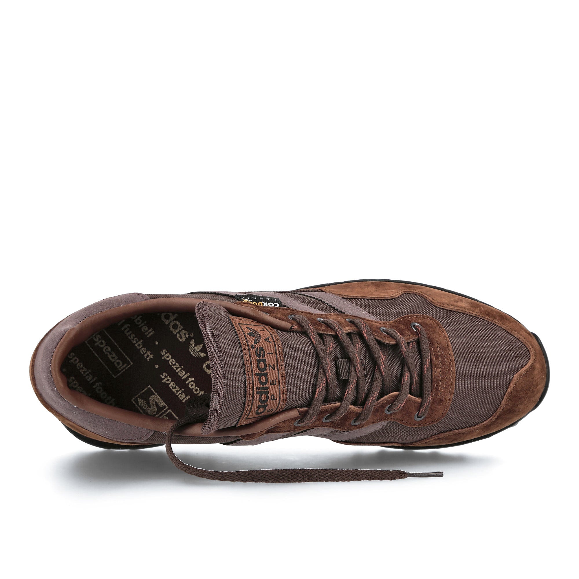 adidas spzl moscrop Brown-St Bark-Core Black Sneakers  Detailfoto | Overkill