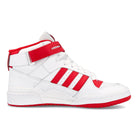 adidas forum mid Footwear White / Vivid Red / Footwear White   Material | Overkill