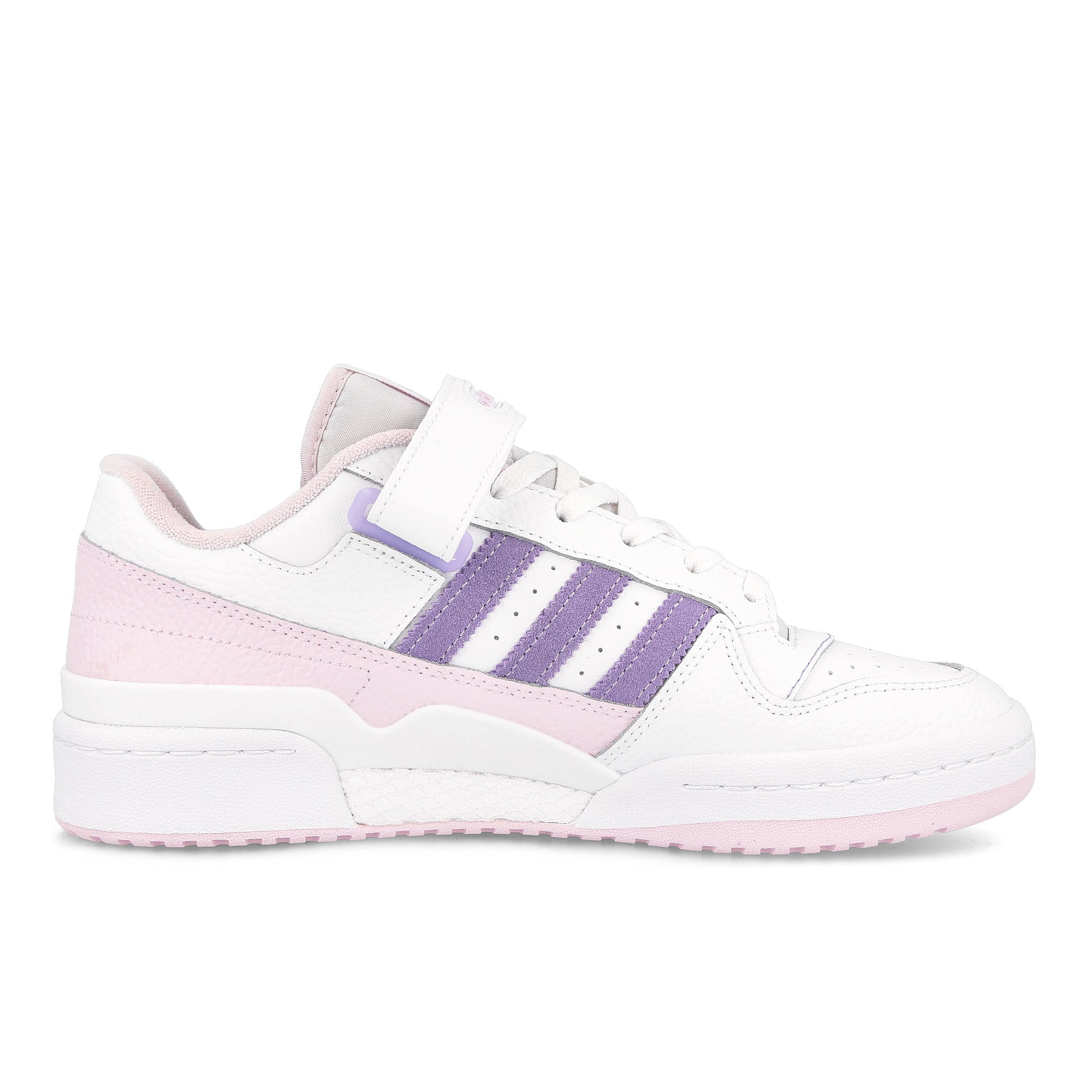 adidas forum low Footwear White-Almost Pink-Light Purple Sneakers  Silhouette | Overkill