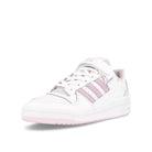 adidas forum low Footwear White-Almost Pink-Light Purple Sneakers  Close Up | Overkill