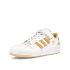 adidas forum low Footwear White-Pulse Amber-Orange Rush Sneakers  Close Up | Overkill