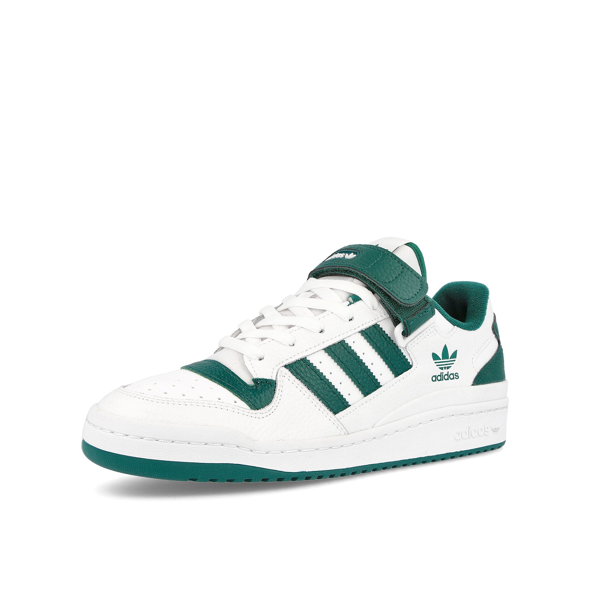 adidas forum low Cloud White / Collegiate Green / Cloud White  Detailfoto | Overkill