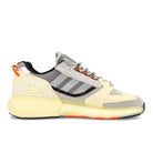 adidas zx 5k boost lerna Silver Metallic-Cream White-Solar Red Sneakers  Silhouette | Overkill