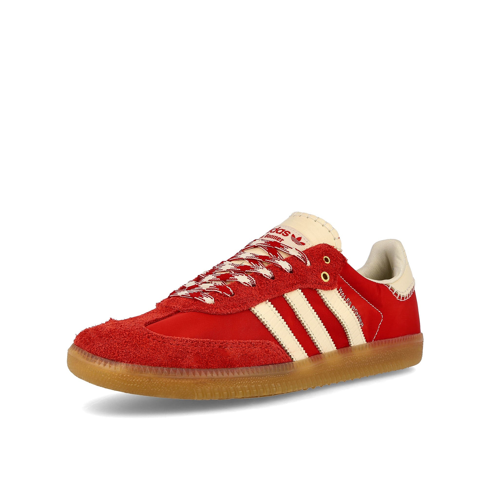 adidas Wales Bonner x adidas Samba Scarlet / Ecru Tint / Scarlet Sneakers  Close Up | Overkill