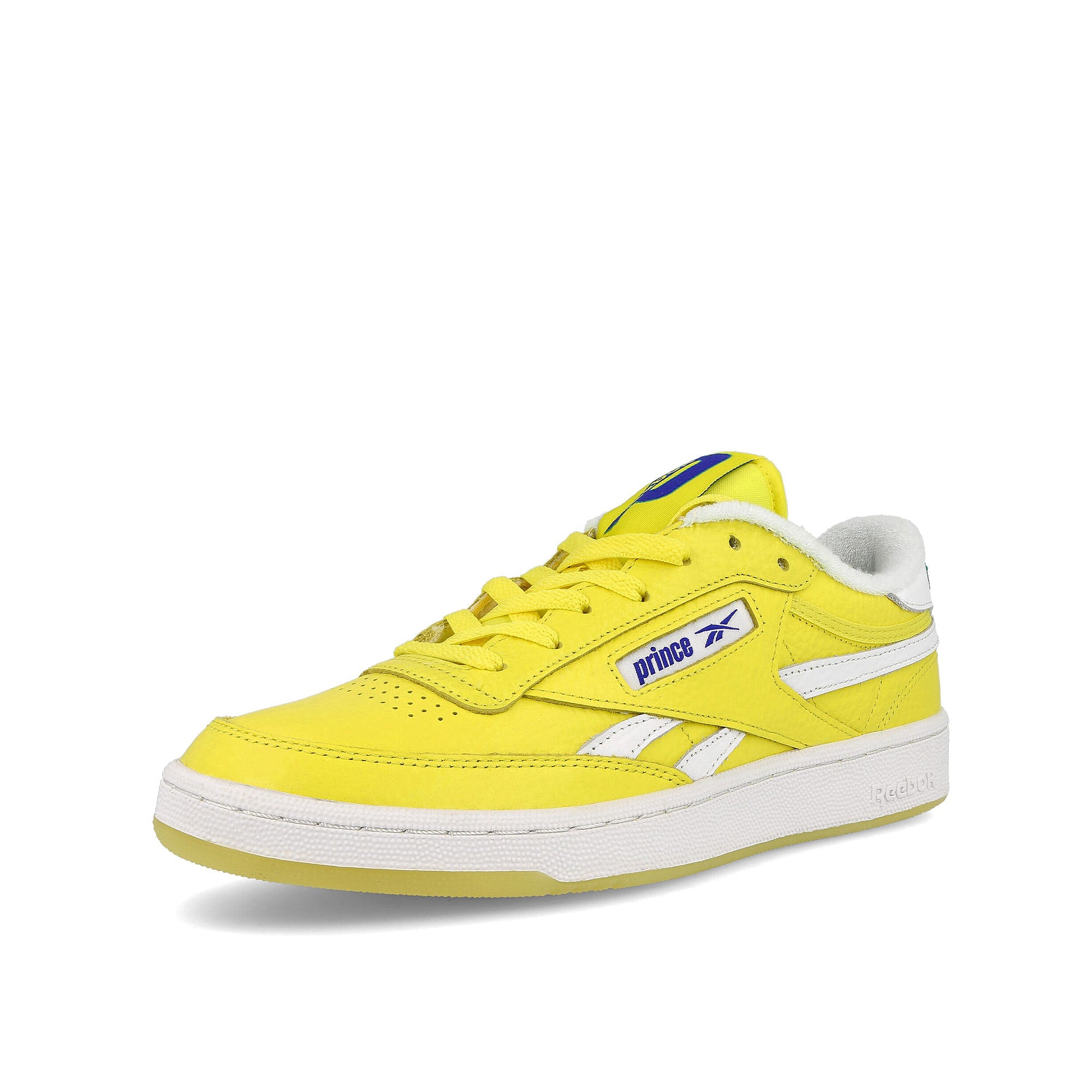 Reebok Prince x Reebok Club C Revenge Stinger Yellow-Footwear White-Bright Sneakers  Close Up | Overkill