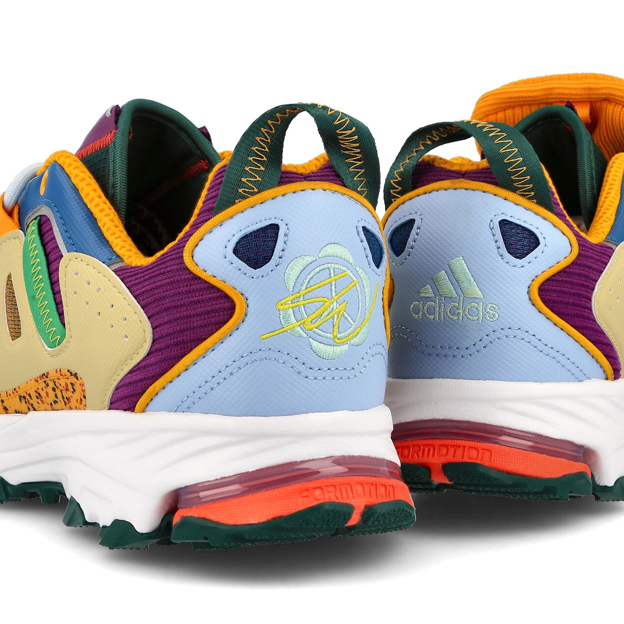 adidas Sean Wotherspoon x adidas Superturf Adventure Mesa-Halo Amber-Glory Purple Sneakers  Detailfoto | Overkill