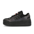 adidas wmns triple platforum low Core Black-Core Black-Solar Red Sneakers GY9607 | Overkill