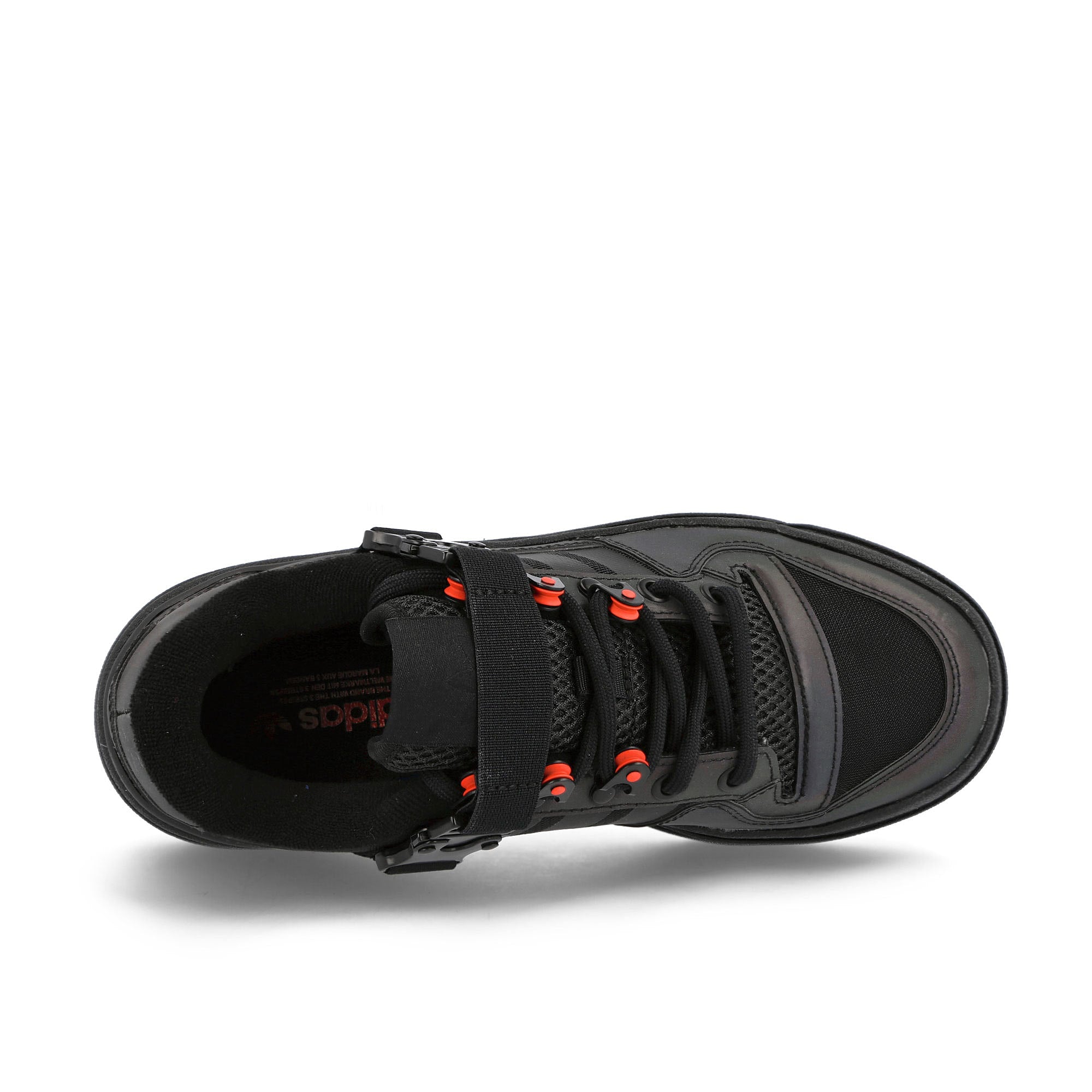 adidas wmns triple platforum low Core Black-Core Black-Solar Red Sneakers  Detailfoto | Overkill