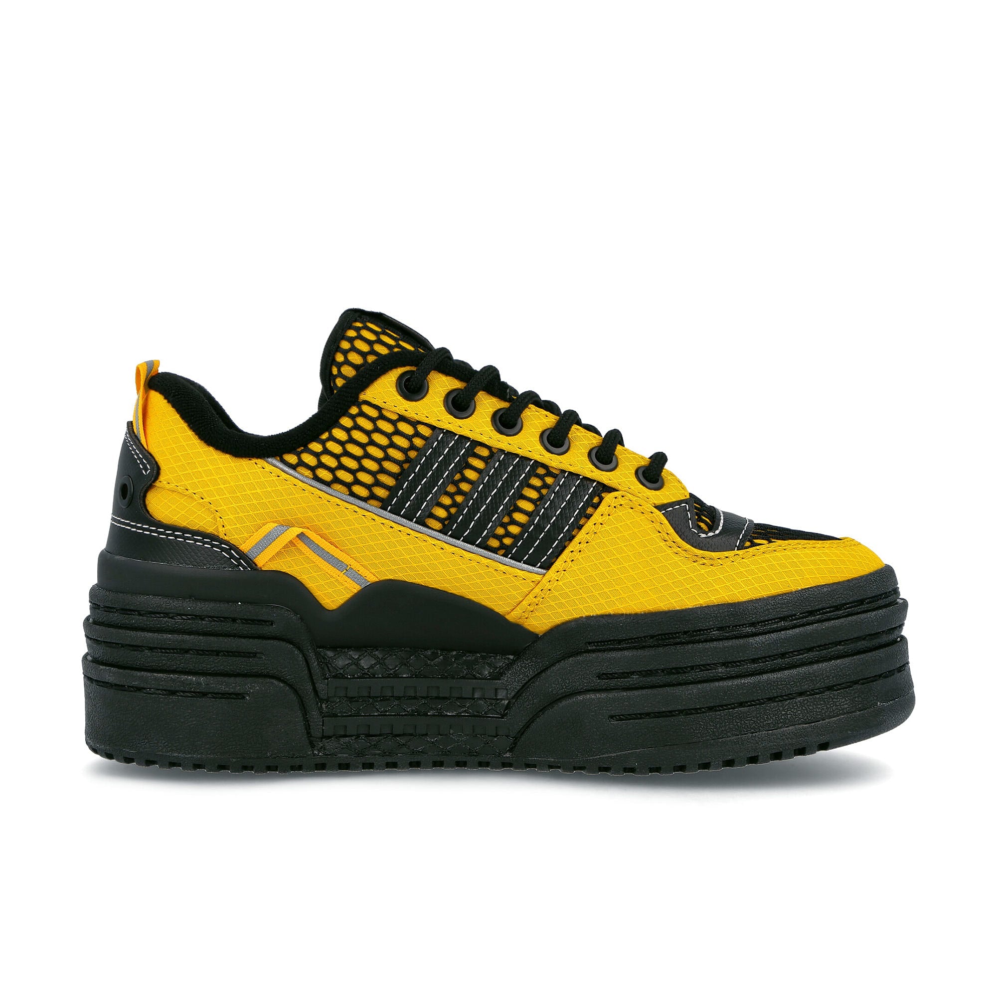 adidas wmns triple platforum lo Crew Yellow-Core Black-Silver Met. Sneakers  Silhouette | Overkill