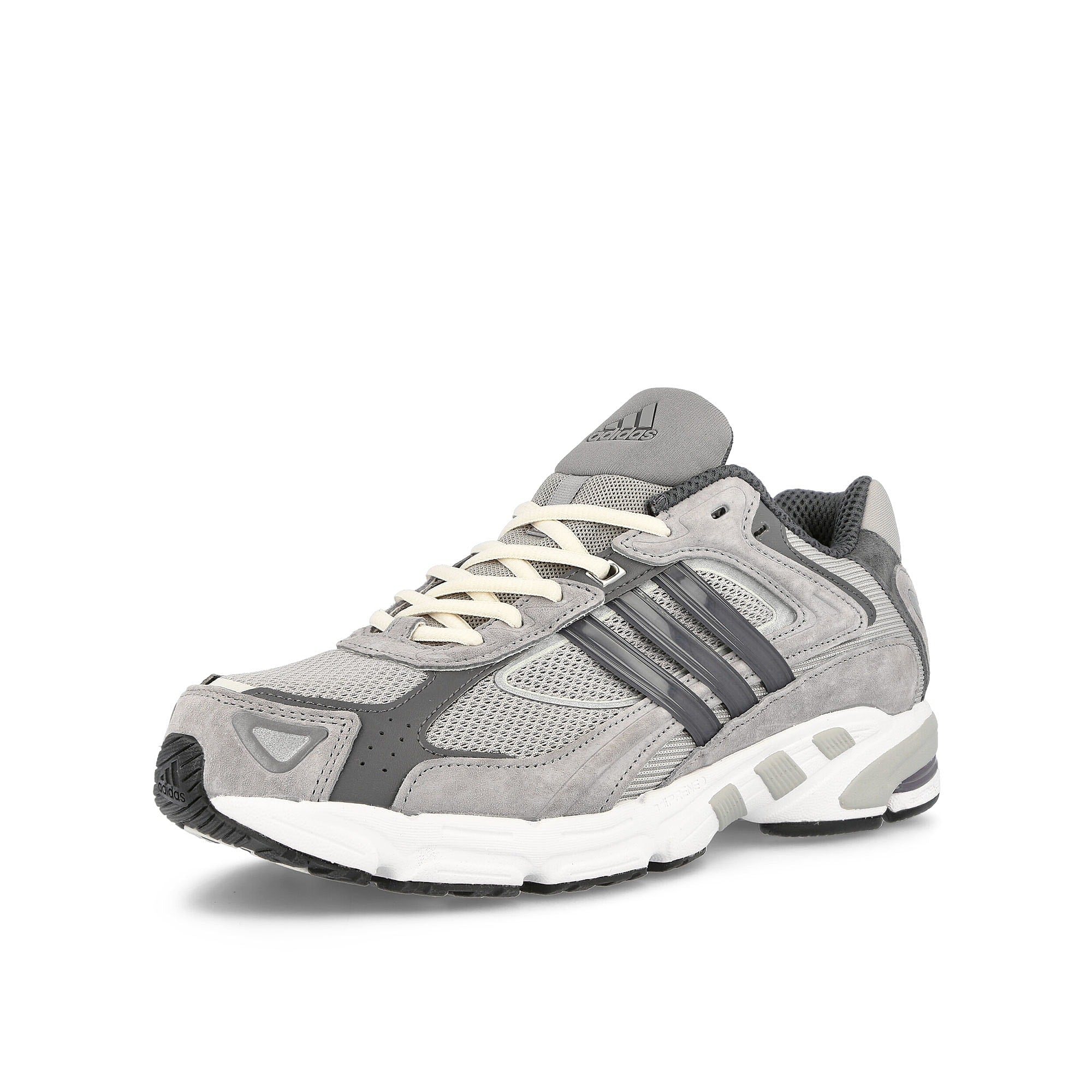 adidas response classic Metal Grey / Grey Four / Crystal White Low Top Sneakers  Close Up | Overkill