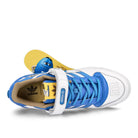 adidas M&M´s x adidas Forum Low 84 Craft Blue-Footwear White-EQT Yellow Sneakers  Detailfoto | Overkill