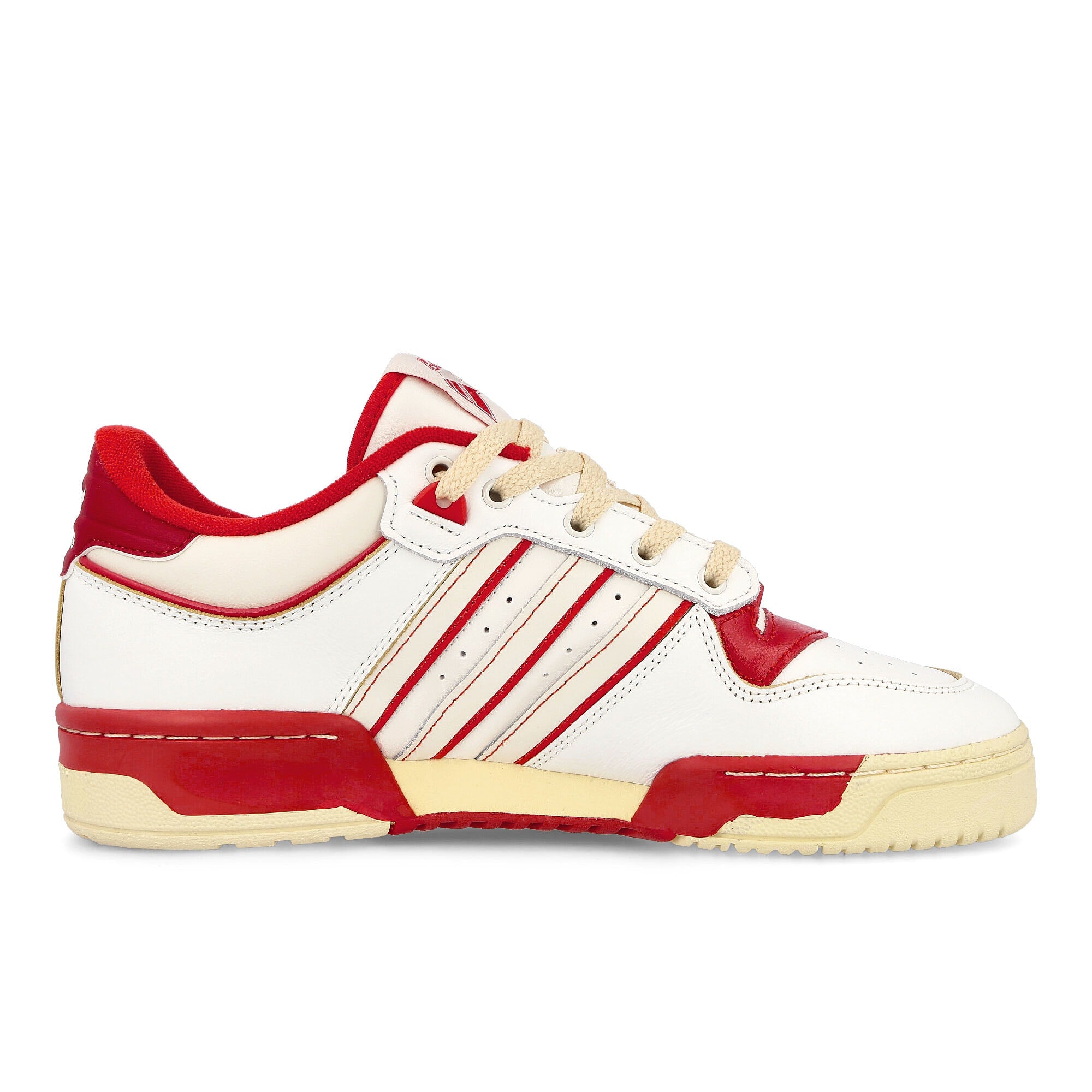 adidas Rivalry Low 86 Chalk White-Off White-Team Power Red Low Top Sneakers  Silhouette | Overkill