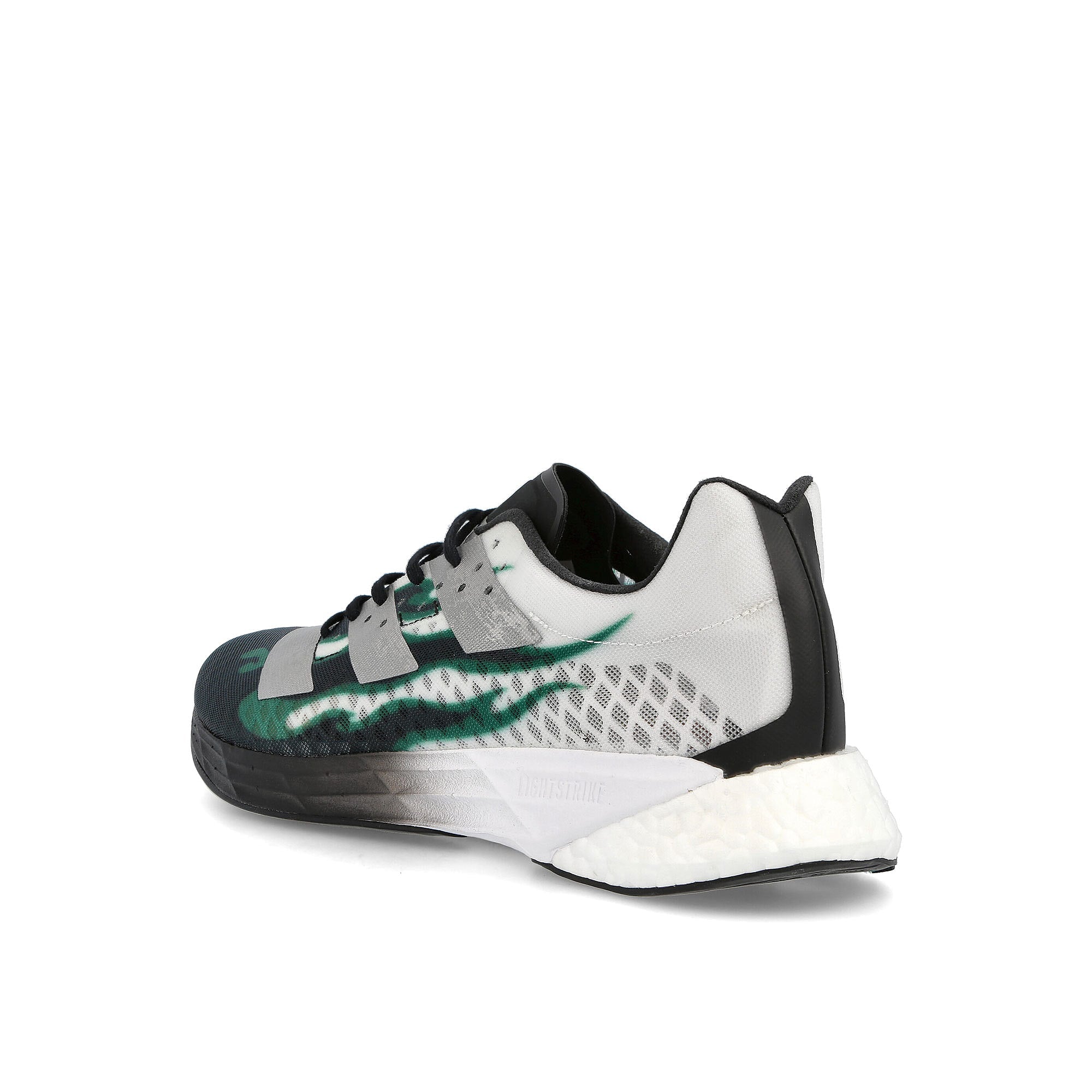 adidas adizero pro bm Footwear White-Silver Metallic-EQT Green Low Top Sneakers  Material | Overkill