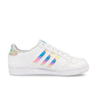 adidas continental 80 stripes junior Footwear White / Footwear White / Pulse Aqua   Material | Overkill