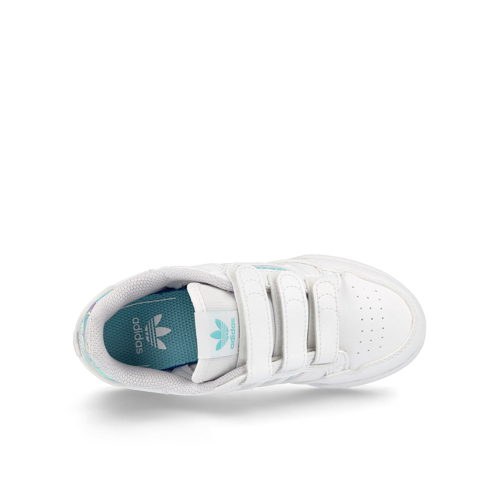 adidas continental 80 cf c Footwear White / Footwear White / Pulse Aqua  Detail view 1 | Overkill