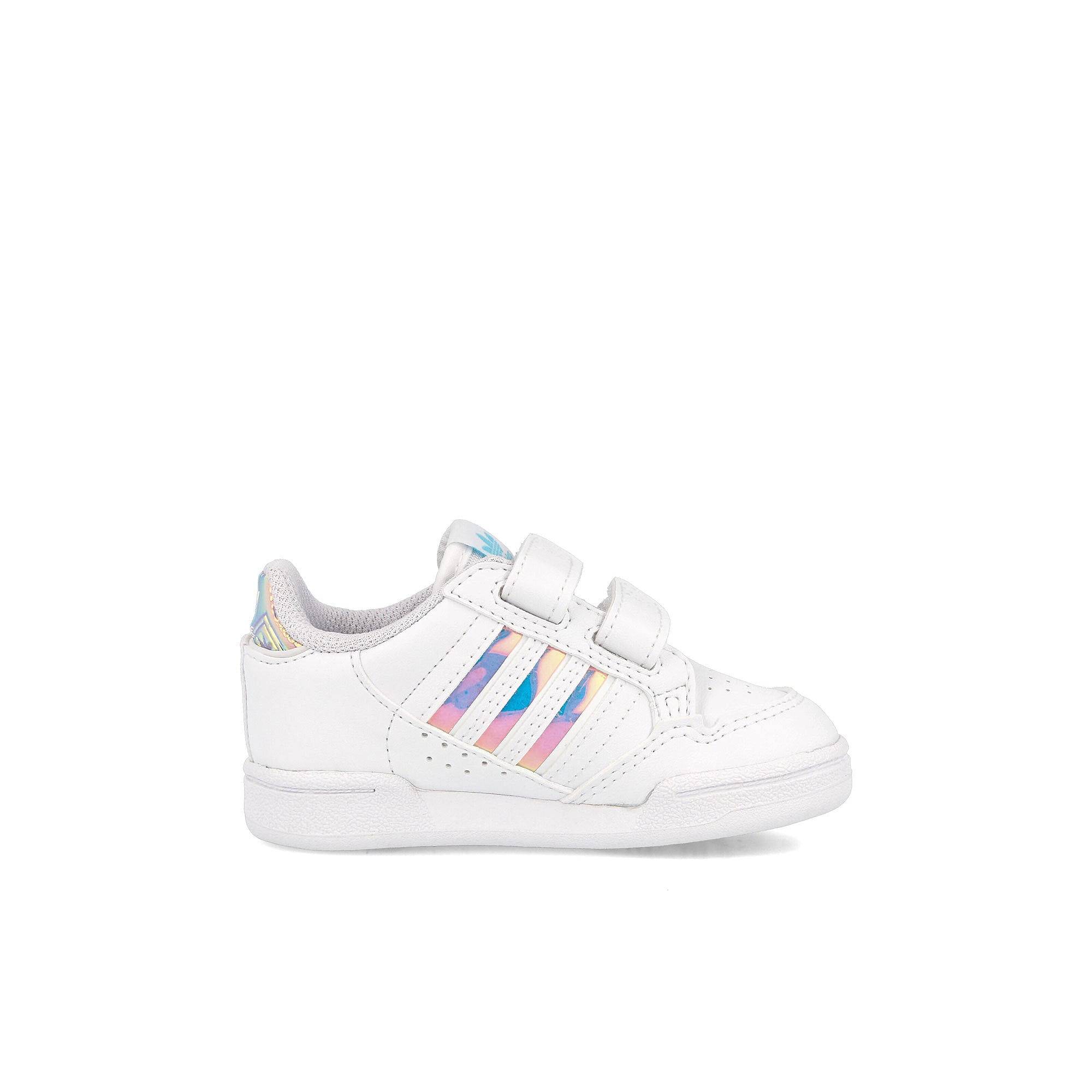 adidas continental 80 stripes infants Footwear White / Footwear White / Pulse Aqua   Material | Overkill
