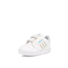 adidas continental 80 stripes infants Footwear White / Footwear White / Pulse Aqua  Detailfoto | Overkill