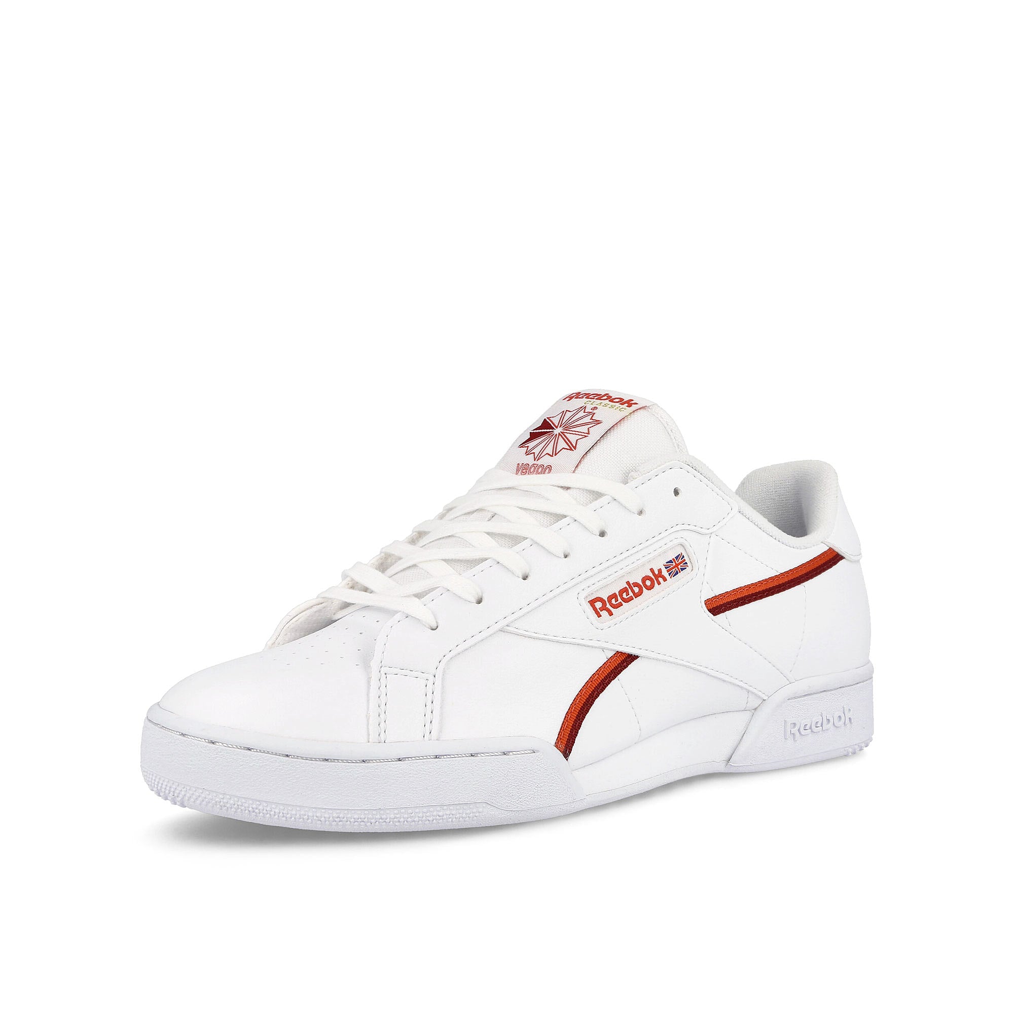 Reebok npc uk ii vegan Footwear White / Rhodonite / Classic Burgundy  Detailfoto | Overkill