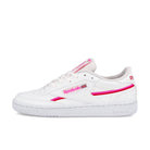 Reebok wmns club c 85 vegan Footwear White / Atomic Pink / Vector Red Low Top Sneakers GZ3663 | Overkill