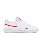 Reebok wmns club c 85 vegan Footwear White / Atomic Pink / Vector Red Low Top Sneakers  Silhouette | Overkill