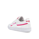 Reebok wmns club c 85 vegan Footwear White / Atomic Pink / Vector Red Low Top Sneakers  Material | Overkill