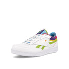 Reebok Jelly Belly x Reebok Club C Revenge Kids Footwear White-Sonic Green-Radiant Aqua Sneakers  Close Up | Overkill