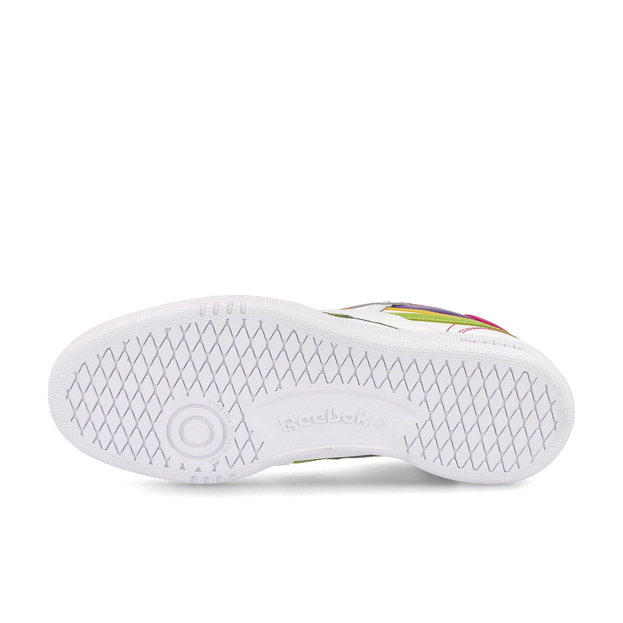 Reebok Jelly Belly x Reebok Club C Revenge Kids Footwear White-Sonic Green-Radiant Aqua Sneakers  Detail View 1 | Overkill