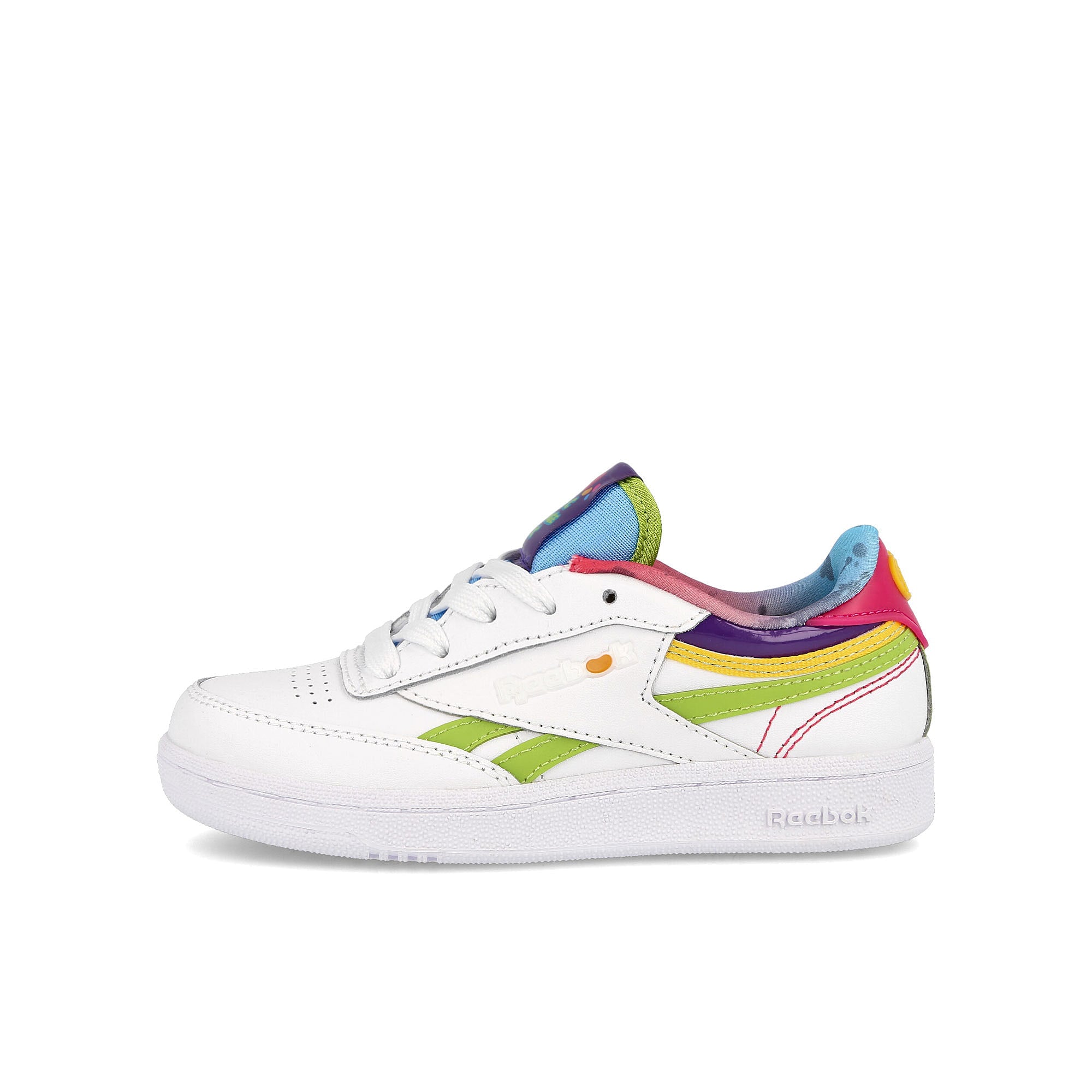 Reebok Jelly Belly x Reebok Club C Revenge Kids Footwear White-Sonic Green-Radiant Aqua Sneakers GZ3868 | Overkill